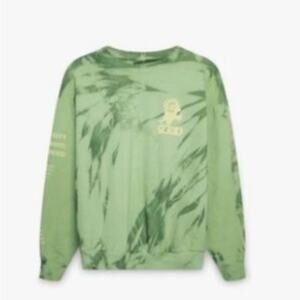 Seed Come Back As A Flower Green Tie Dye Sweatshirt